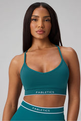 SEAMLESS V-NECK LOW IMPACT BRA