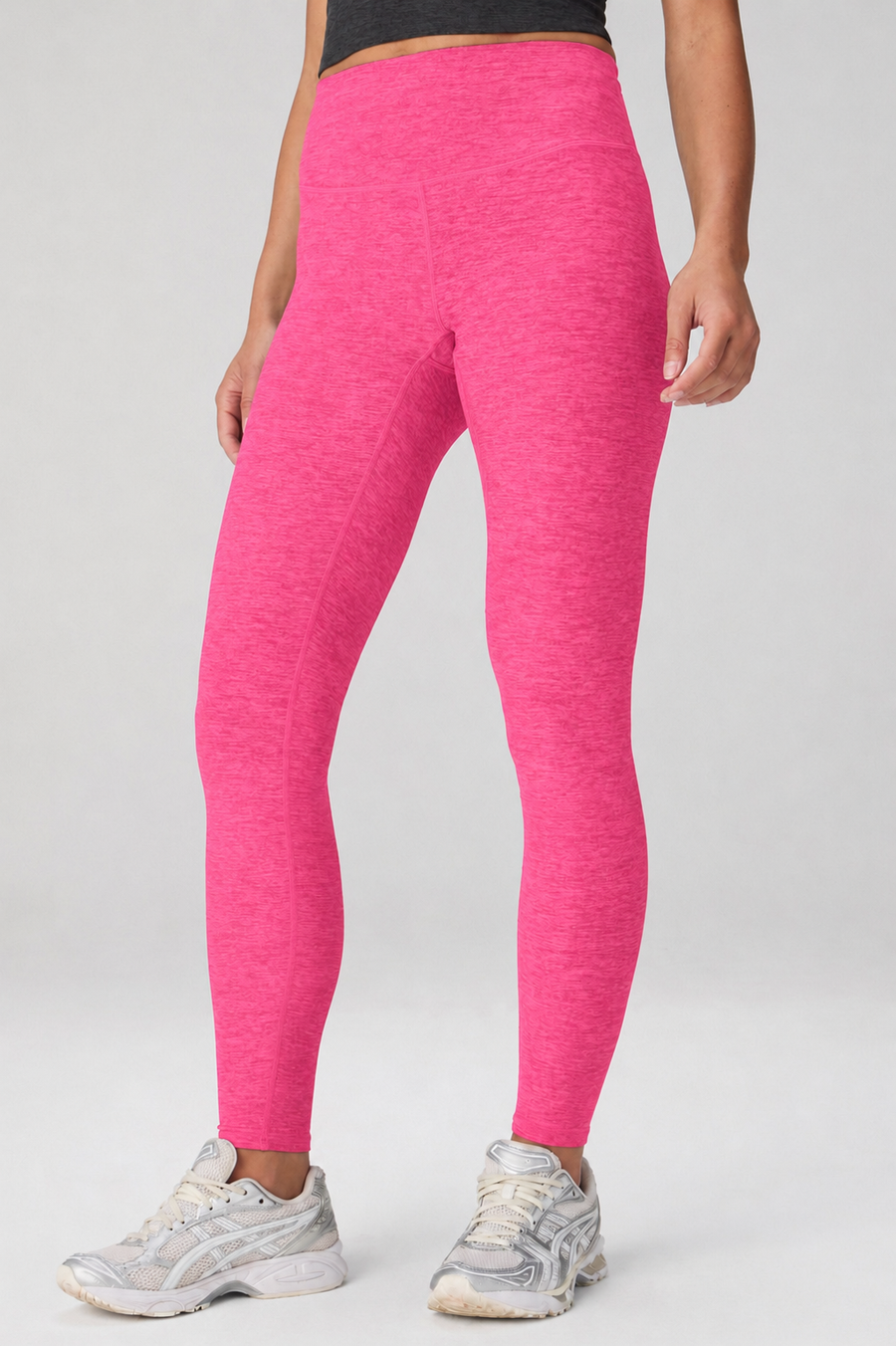 HEATHERFLEX HIGH-WAISTED TLC LEGGING-SHORT
