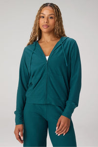 CLOUD JERSEY FULL ZIP HOODIE