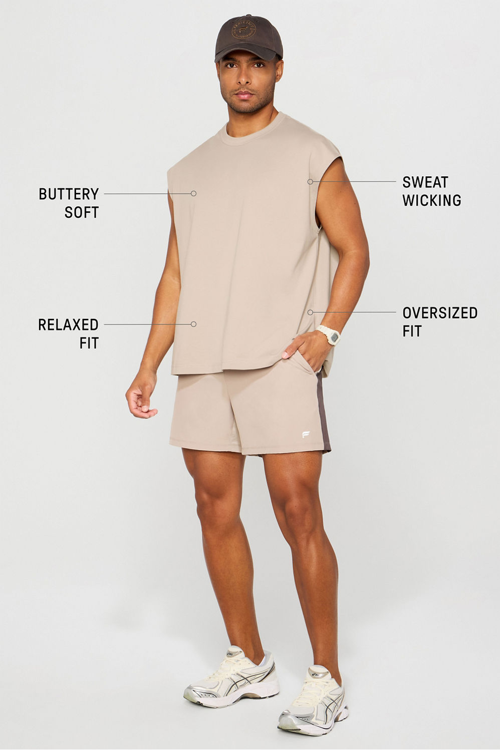 THE EFFORTLESS OVERSIZED MUSCLE TANK
