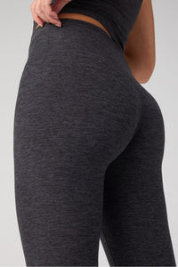 HEATHERFLEX HIGH-WAISTED TLC LEGGING-SHORT