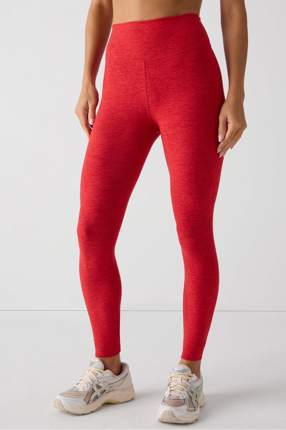 HEATHERFLEX HIGH-WAISTED TLC LEGGING-SHORT