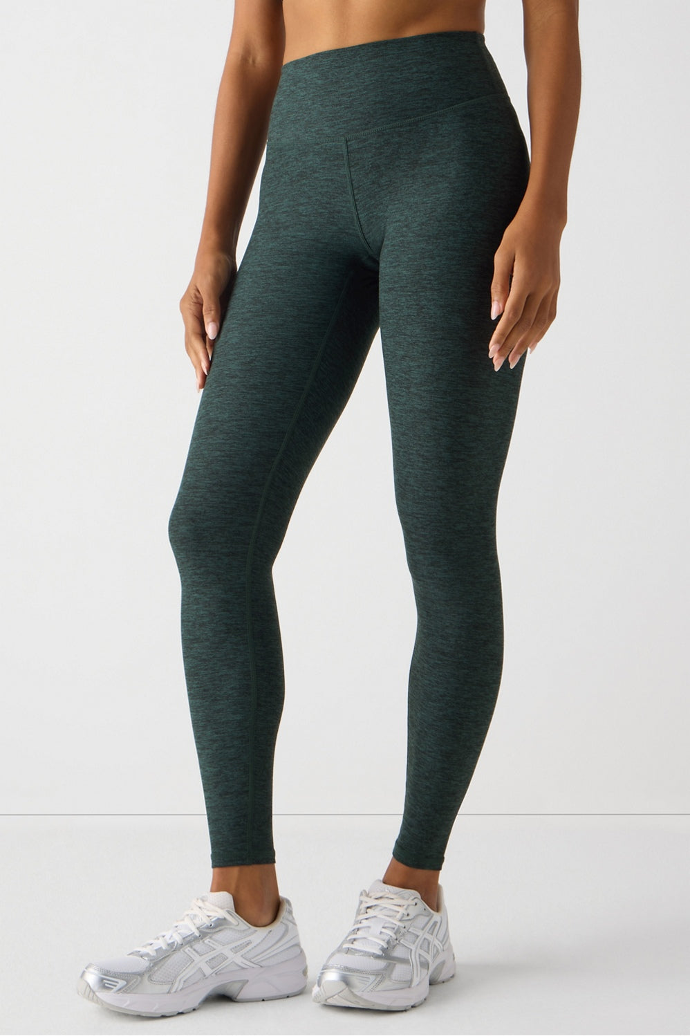 HEATHERFLEX HIGH-WAISTED TLC LEGGING-SHORT