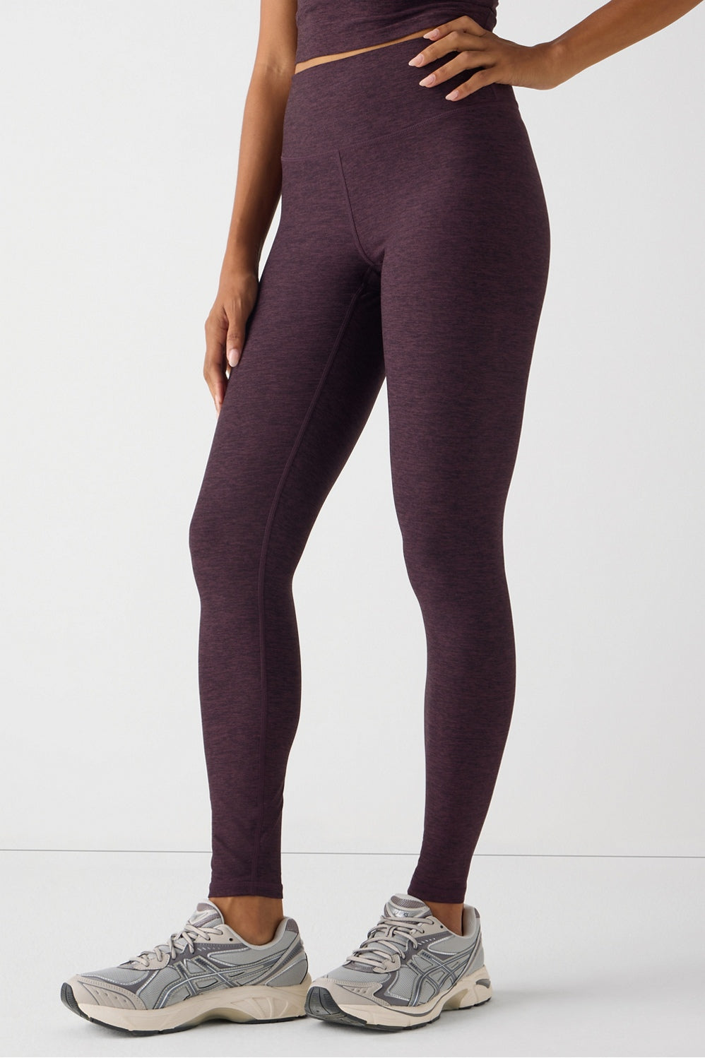 HEATHERFLEX HIGH-WAISTED TLC LEGGING-SHORT