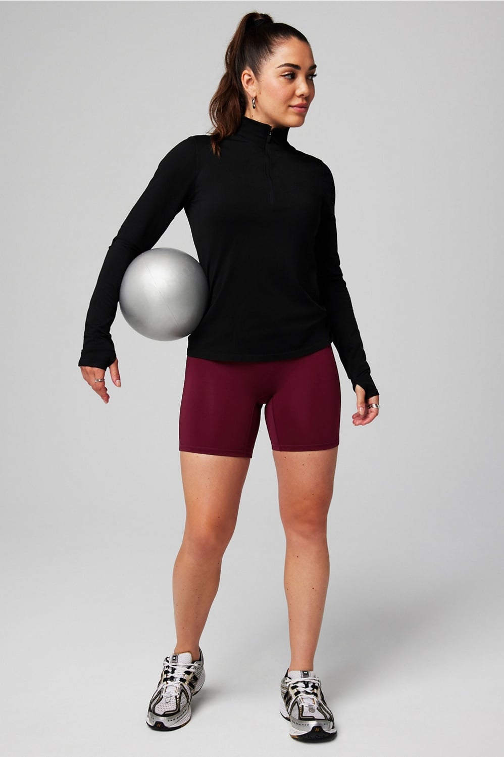 FEATHER TECH+HALF-ZIP TOP