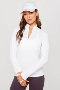 FEATHER TECH+HALF-ZIP TOP