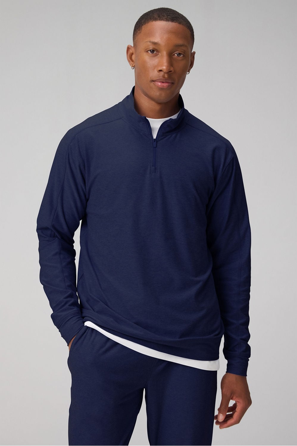 THE CLOUD JERSEY QUARTER ZIP