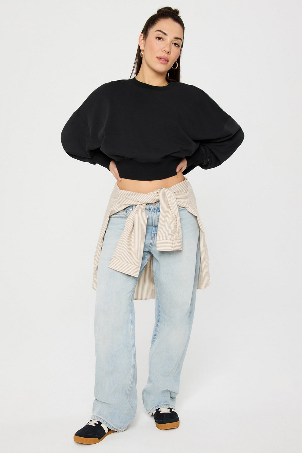 YEAR ROUND TERRY CREW NECK SWEATSHIRT