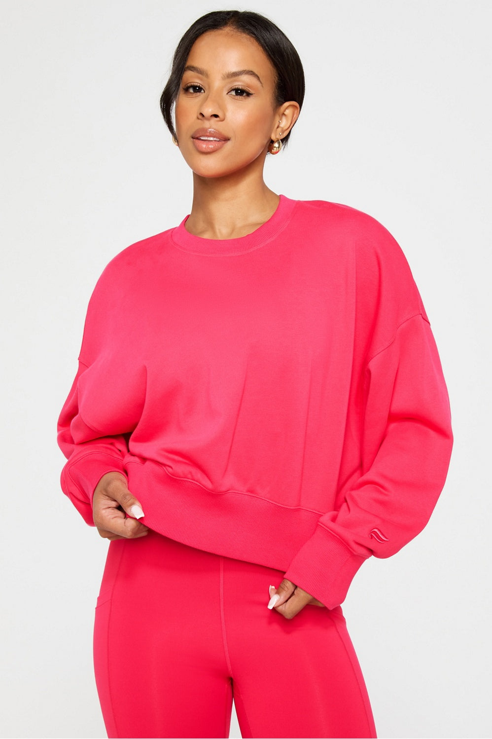 YEAR ROUND TERRY CREW NECK SWEATSHIRT