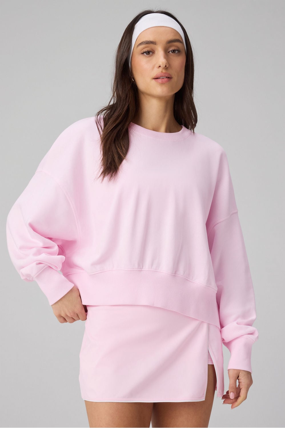 YEAR ROUND TERRY CREW NECK SWEATSHIRT