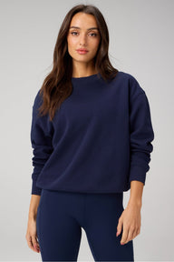 COZY FLEECE CREW NECK SWEAT SHIRT