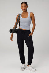 YEAR ROUND TERRY HIGH-WAISTED SWEATPANT - SHORT