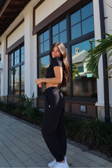 YEAR ROUND TERRY HIGH-WAISTED SWEATPANT - SHORT
