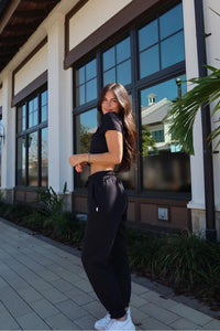 YEAR ROUND TERRY HIGH-WAISTED SWEATPANT - SHORT