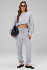 YEAR ROUND TERRY HIGH-WAISTED SWEATPANT - SHORT