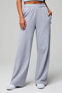 YEAR ROUND TERRY WIDE LEG SWEATPANT-SHORT