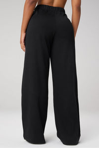 COZY FLEECE WIDE LEG SWEATPANT