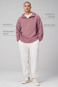 THE GRIDTECH QUARTER ZIP HOODIE
