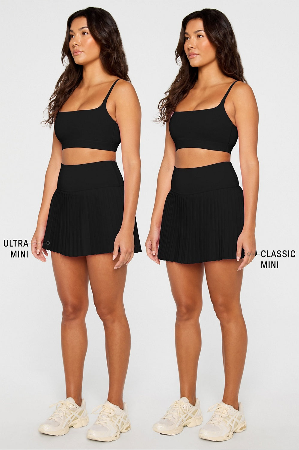 HOT SHOT PLEATED ULTRA MINI SKIRT