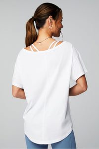 100%  COTTON OVERSIZED TEE