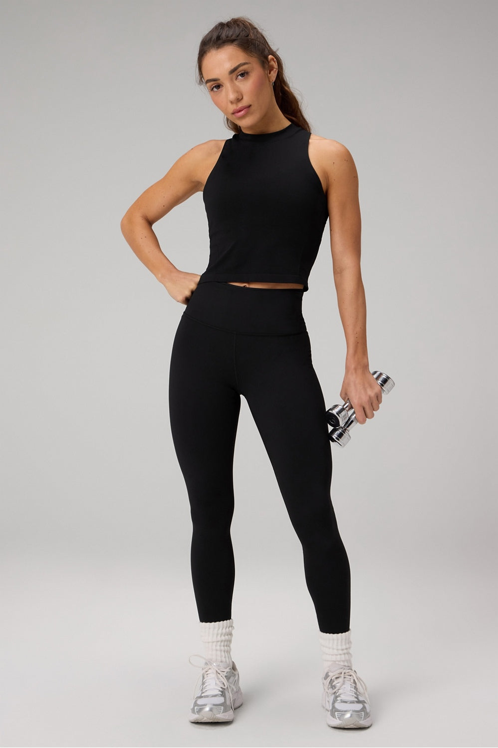 FEATHER TECH+ RACERBACK CROPPED TANK