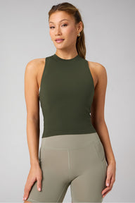 FEATHER TECH+ RACERBACK CROPPED TANK
