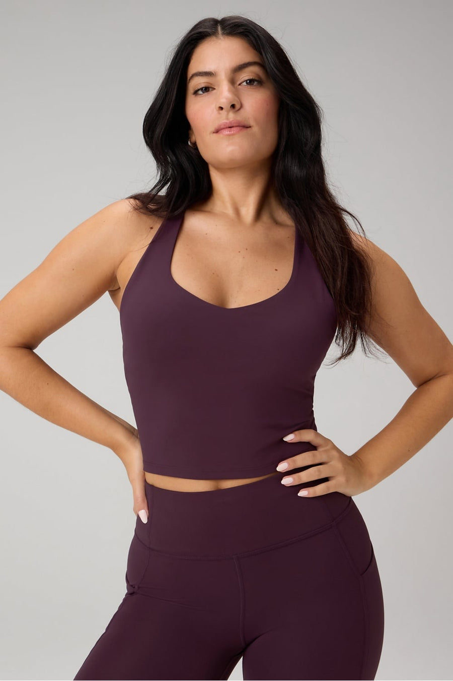 ANYWHERE CROPPED BUILT-IN BRA TANK