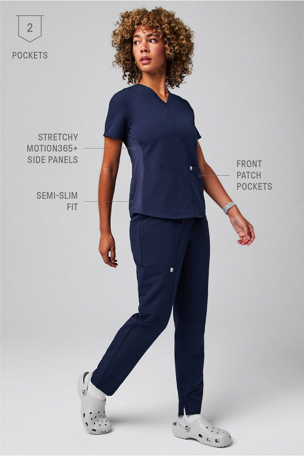 Method Flex Scrub Top